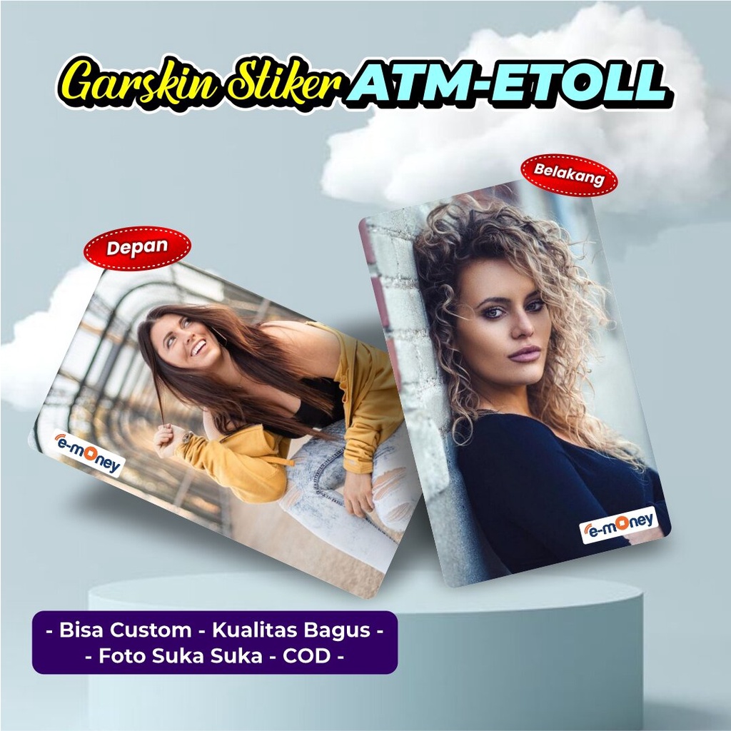 

Promo Custom Stiker Atm Etoll Murahh