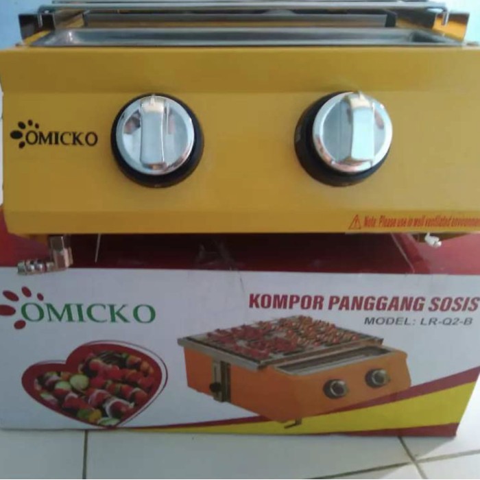 Kompor Panggangan Sosis 2 Tungku