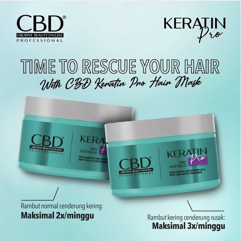 CBD Keratin Pro Hair Mask / Shampoo / Conditioner 250ml