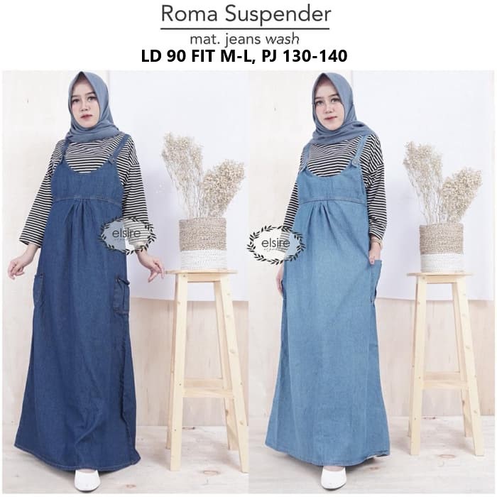 SACHI ROMA SUSPENDER OVERALL JEANS KEKINIAN BR