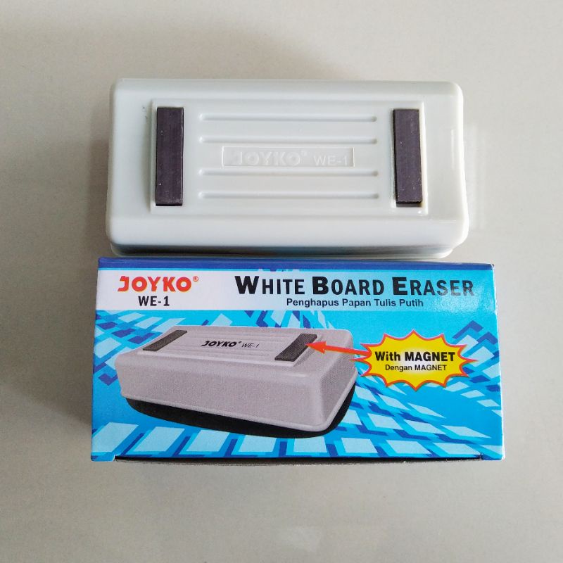

white board eraser joyko WE-1 / penghapus papan tulis putih magnet
