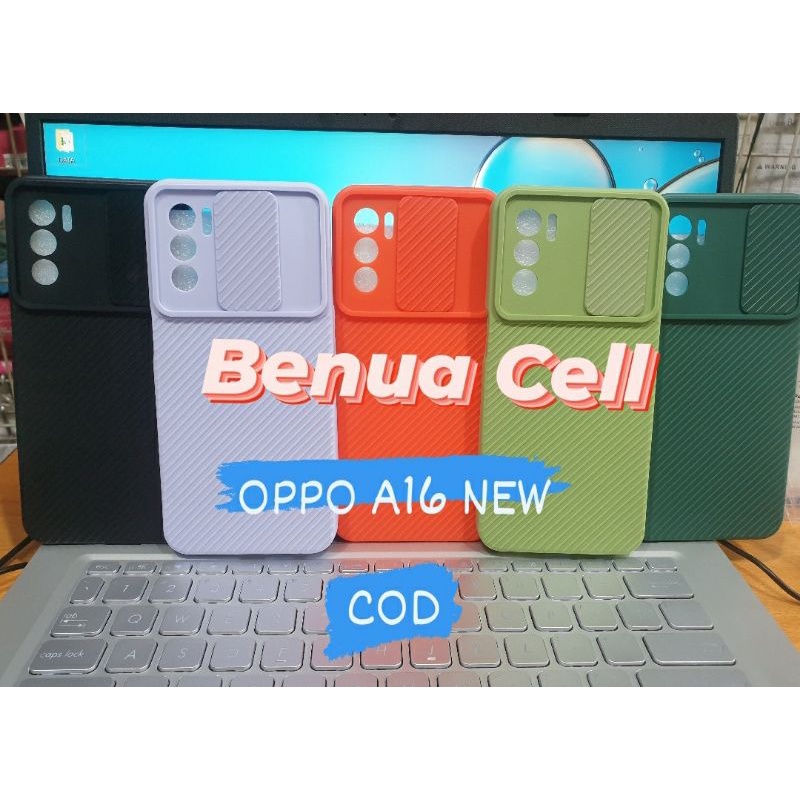 OPPO A16 NEW - SOFCASE SLIDE KAMERA OPPO A16 NEW CASE SLIDE KAMERA