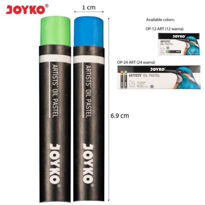 

Produk Terbaru Joyko Artists Oil Pastel Set 24/Crayon Joyko