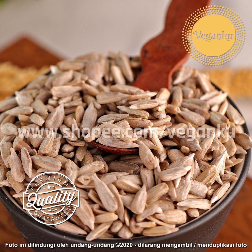 

Veganku - Biji Bunga Matahari 250gr Raw Organik SUNFLOWER SEED Kupas