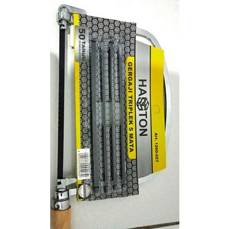 Gagang Gergaji Triplek PROHEX HASSTON Gergaji Ukir Akrilik 5 mata 1260-027