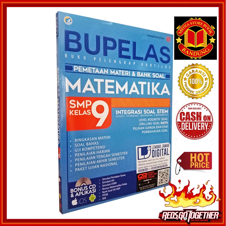 BUKU MATEMATIKA SMP - BUKU PELAJARAN SMP: BUPELAS PEMETAAN MATERI BANK SOAL MATEMATIKA SMP(100% ORIG