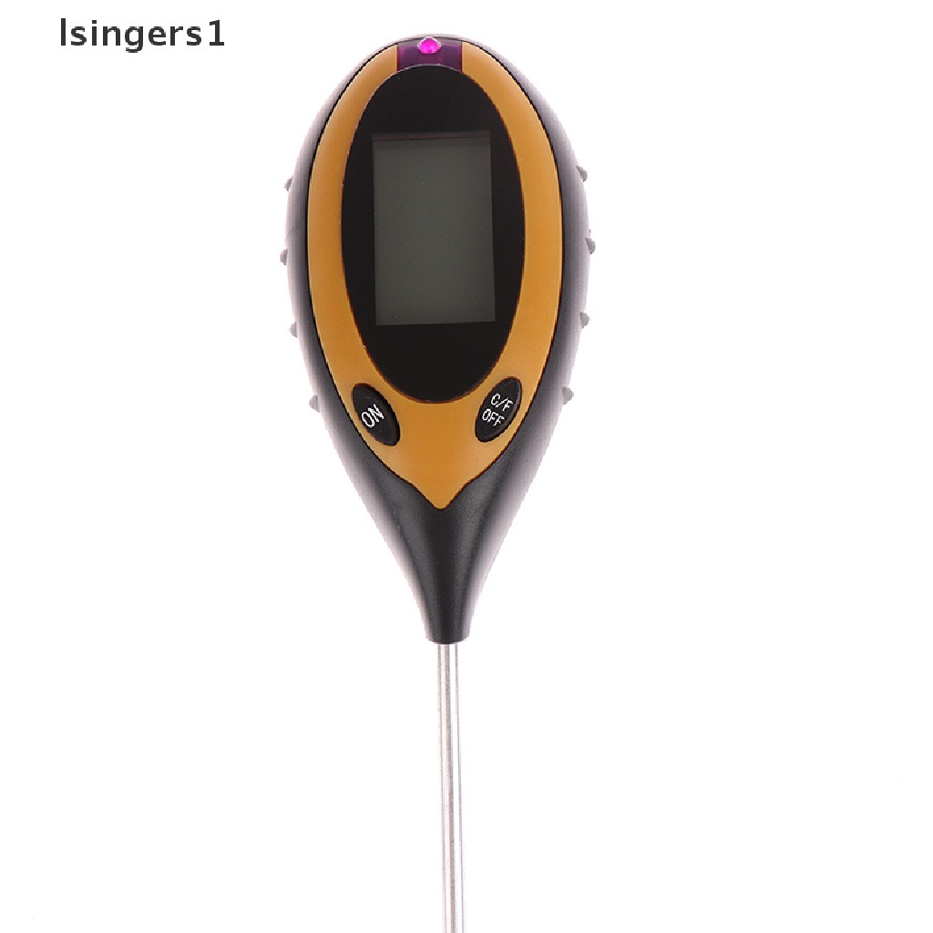 (lsingers1) 4 in 1 Alat Tester PH Kelembaban Tanah