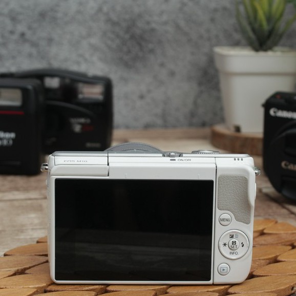 Canon M10 Lensa Kit - Mirrorless Wifi Entry Level- Setara Kamera XA3 M100 A5000-6