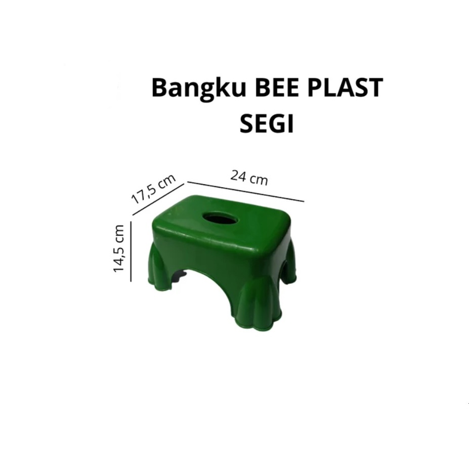 Bangku Jongkok Panjang M 826 Plastik / Anak / Pendek / Kursi / Duduk / Kecil / Bee Plast