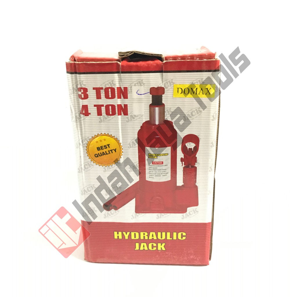 Dongkrak Botol DOMAX 3 Ton - Dongkrak Mobil Truk Hydraulic