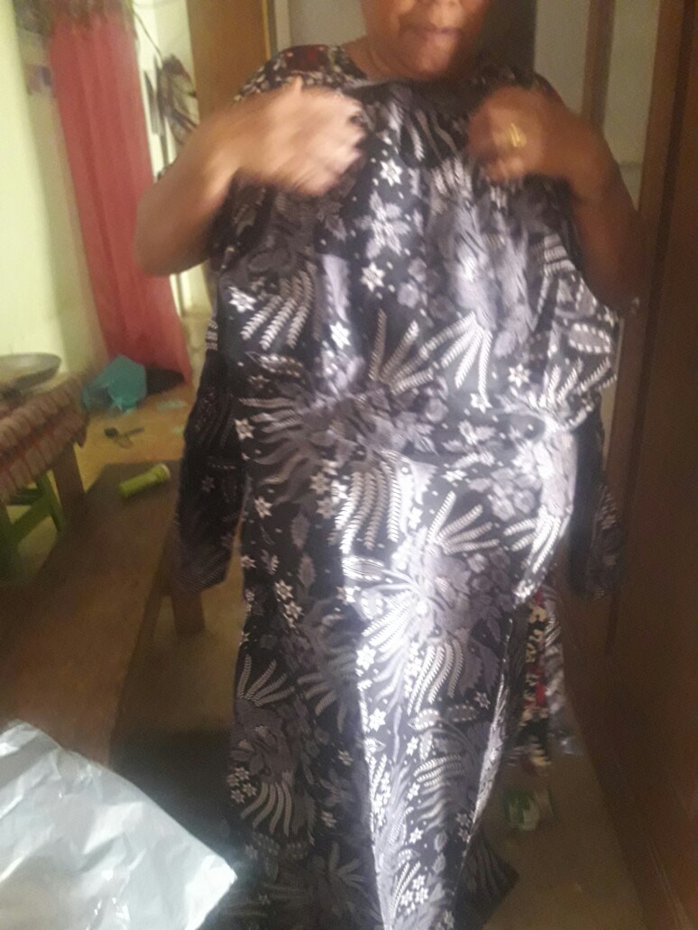 Ms Gamis Batik Sriwedari Maxi Bumil/busui Katun Sogan Allsize & Jumbo