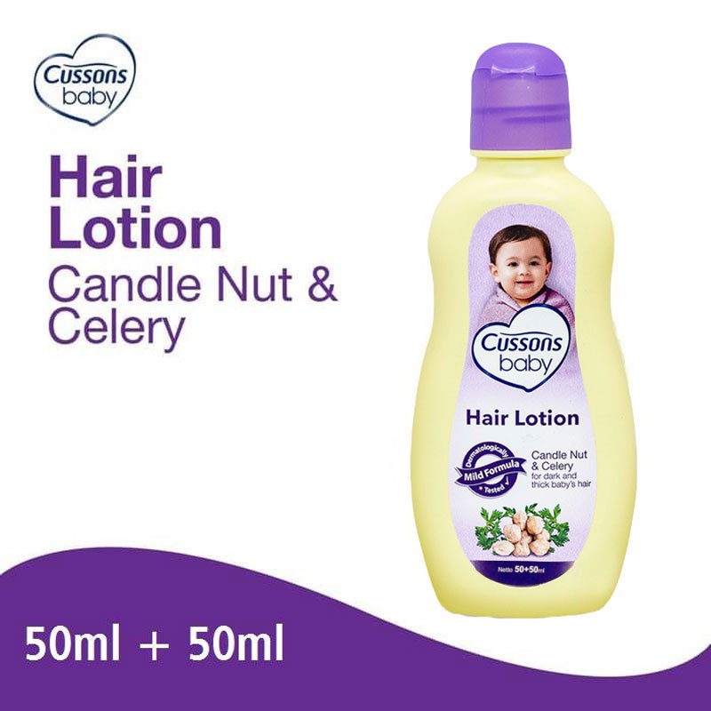 CUSSONS  BABY HAIR LOTION 50ML KEMIRI / HAIR LOTION / CUSSONS