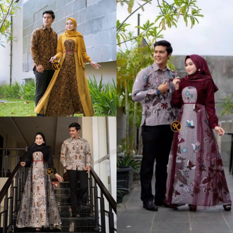 NEW FESHION COUPLE GAMIS TER HITS ORI KARYA BATIK PEKALONGAN