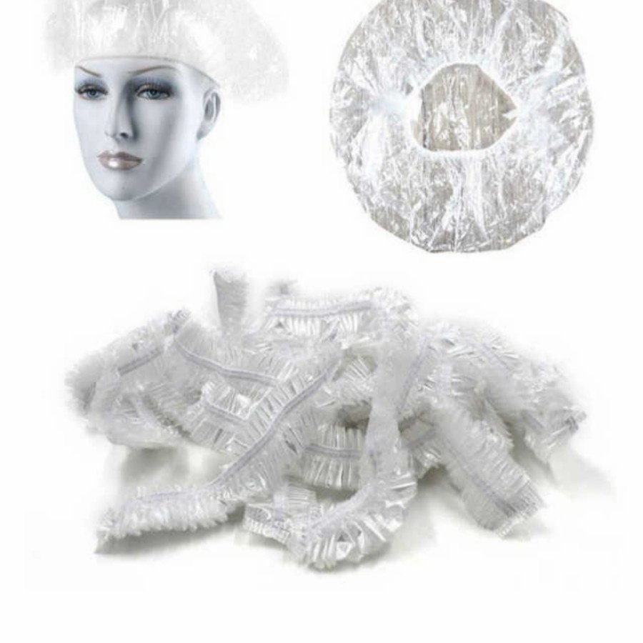 Shower Cap Plastik Murah / Penutup Kepala Mandi / Penutup Kepala Cat Rambut / Penutup Kepala Plastik Mandi Cat Rambut dll