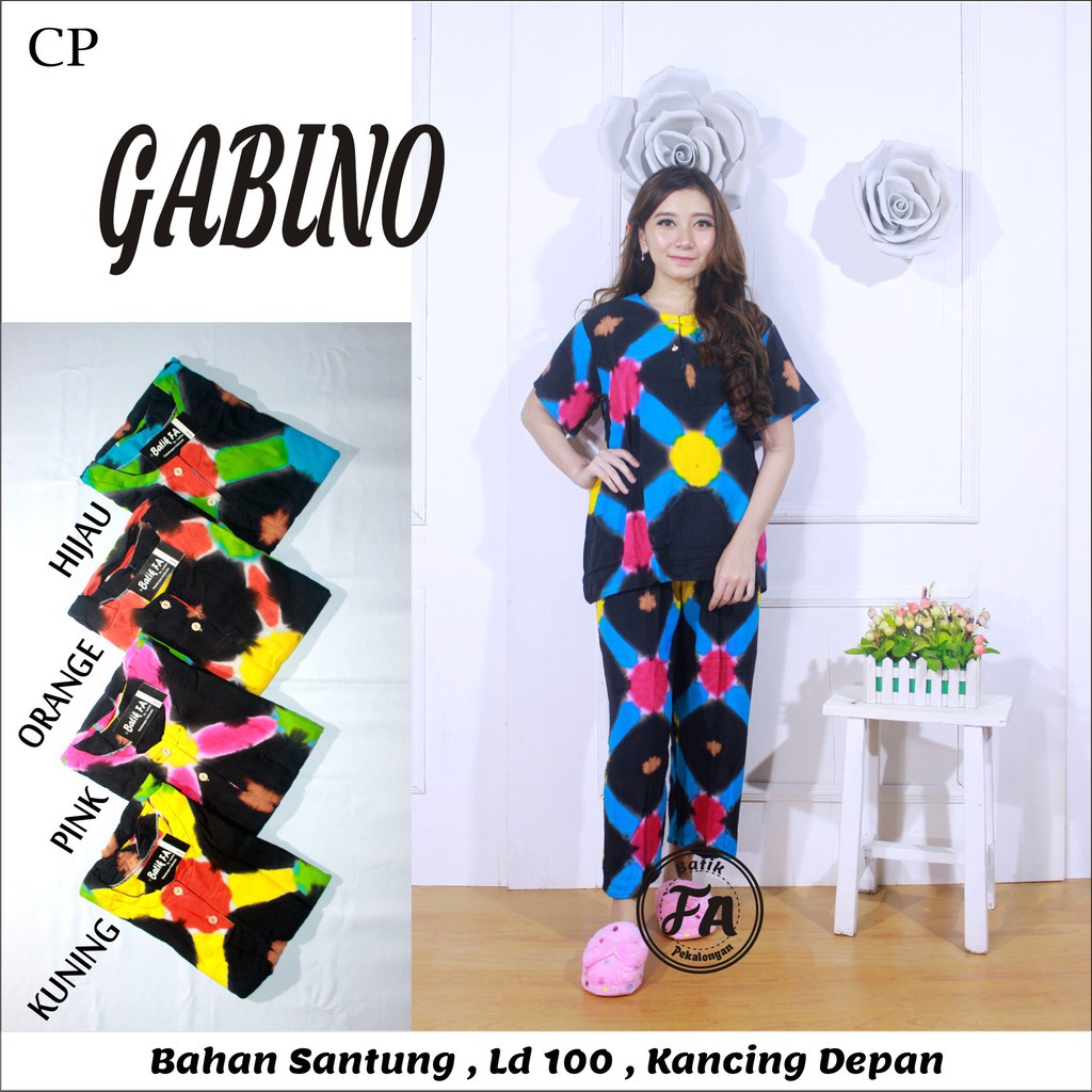 Cp gabino grosir baju tidur piyama daster murah wanita baby doll kekinian setelan fladeo batik jogja