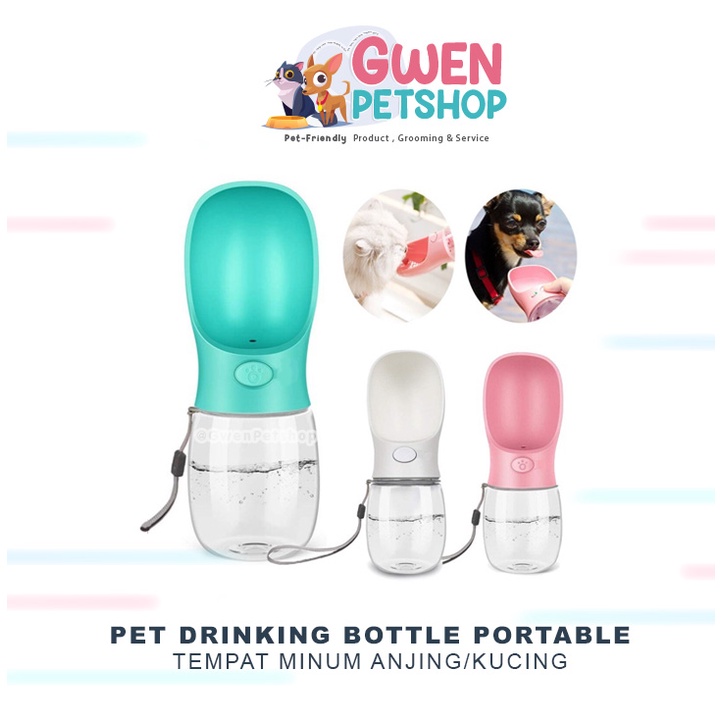 Bottle Portable  -- D8 -- Water Bottle Portable Pet Drinking Dispenser -Botol Minum Kucing Anjing