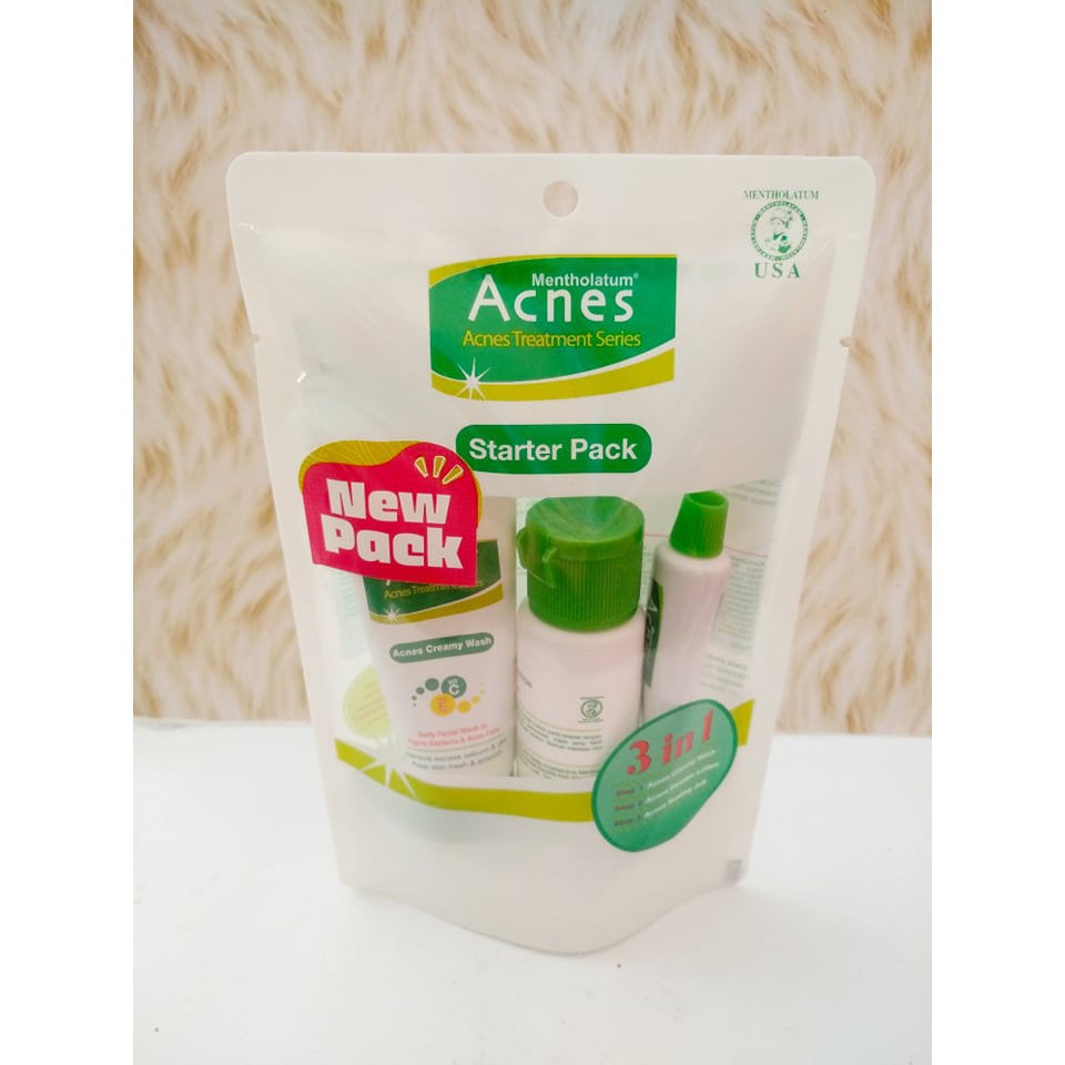 ACNES Starter PaAcnes Starter Pack (Creamy Wash + Powder Lotion + Sealing Jell)