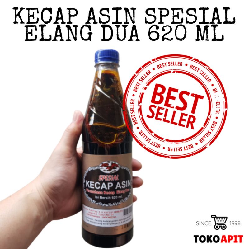 

KECAP ASIN SPESIAL ELANG DUA ASLI KALIMANTAN 620 ML / KECAP ASIN SINGKAWANG TERMURAH