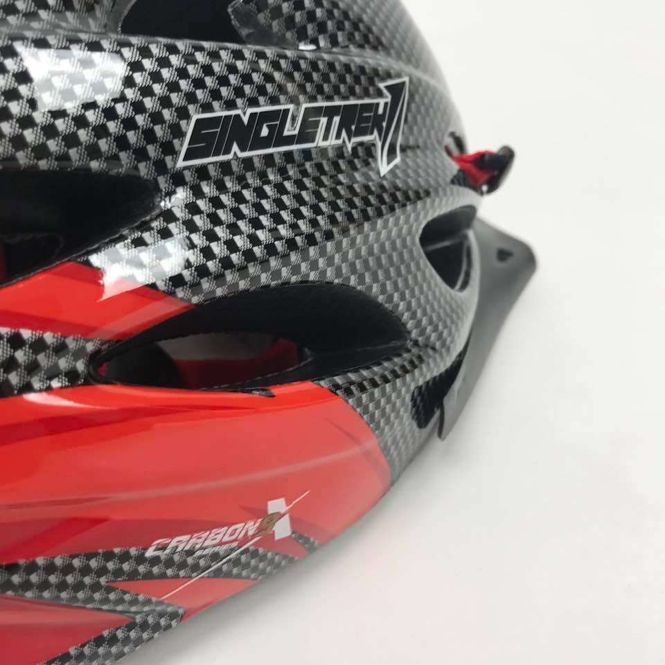 Helm sepeda SINGLETREK1 Carbon X9 Helem Sepeda