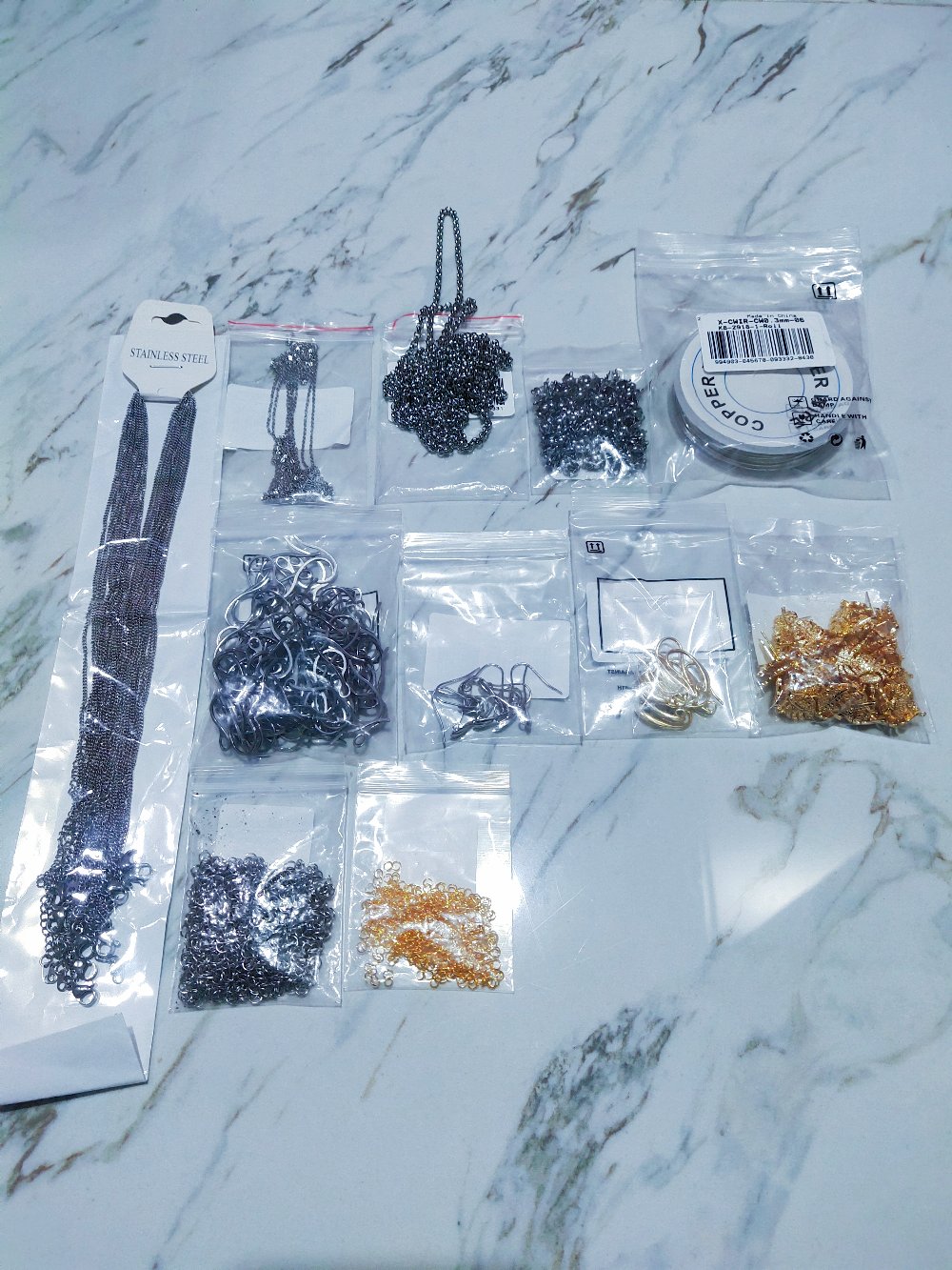 Ready Stock 50000pcs 304 Stainless Steel Open Jump Rings Metal Connectors For Diy Jewelry Crafting And Keychain Accessories