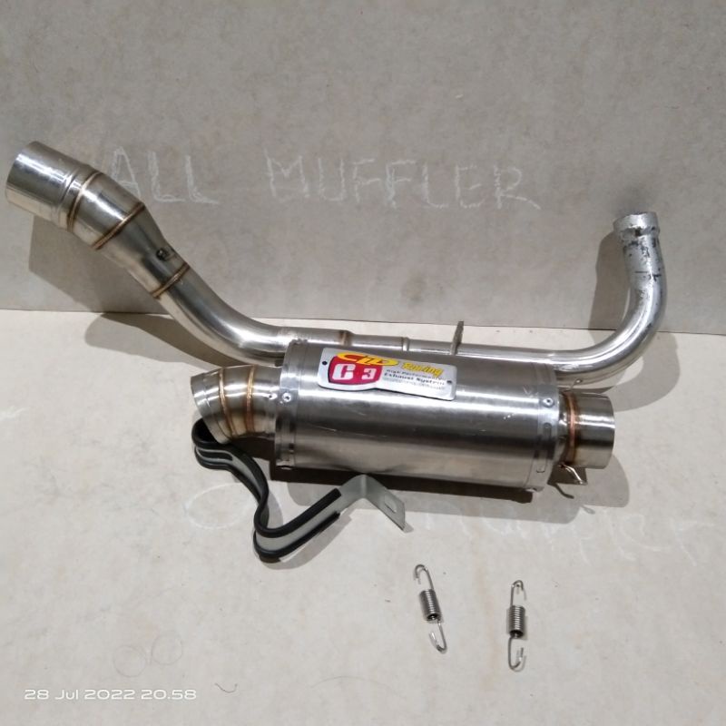 knalpot racing cld c3 bulat Mio sporty mio soul