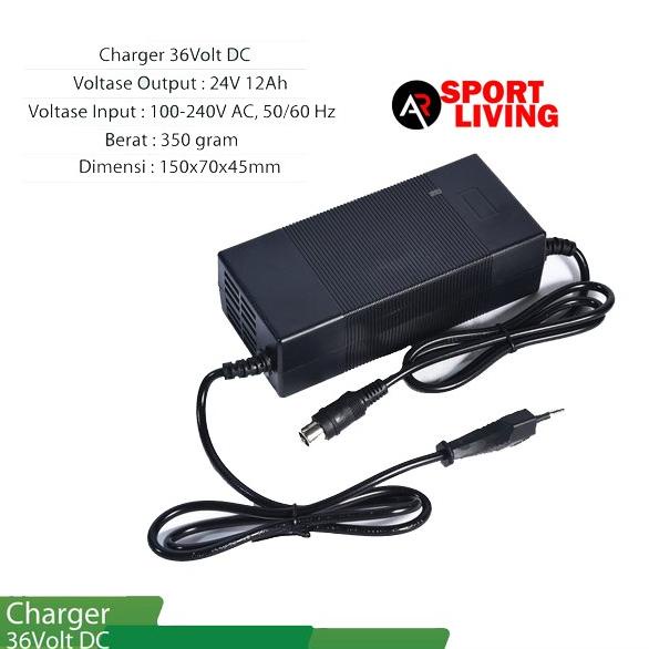 Adaptor Charger Dc Skuter Sepeda Listrik 36V Mr. Jackie EB904 EB906