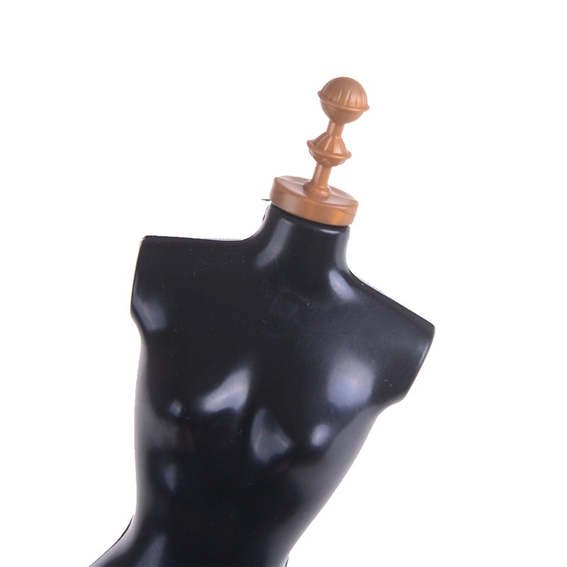 Stand Holder Mannequin 25cm Warna Hitam Untuk Dress Boneka