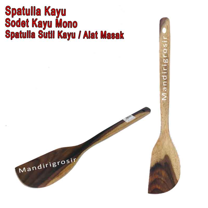 Sodet Kayu Mono * Spatulla Kayu * Spatulla Sutil Kayu * Alat Masak