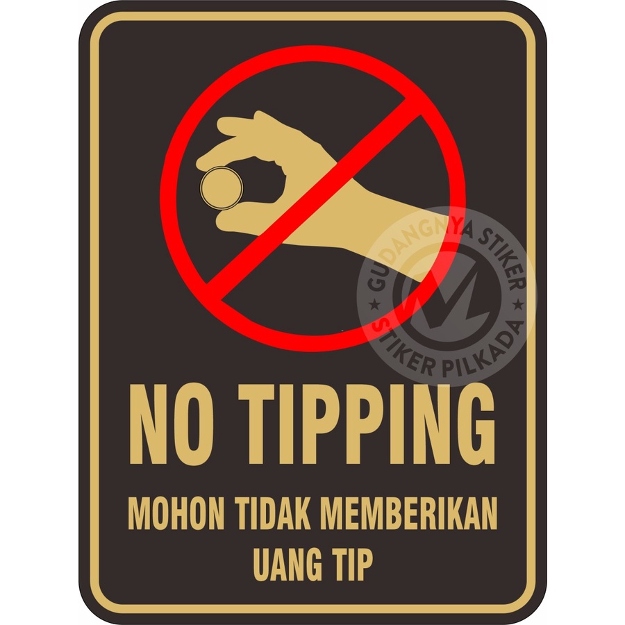 

STIKER VINYL NO TIPPING