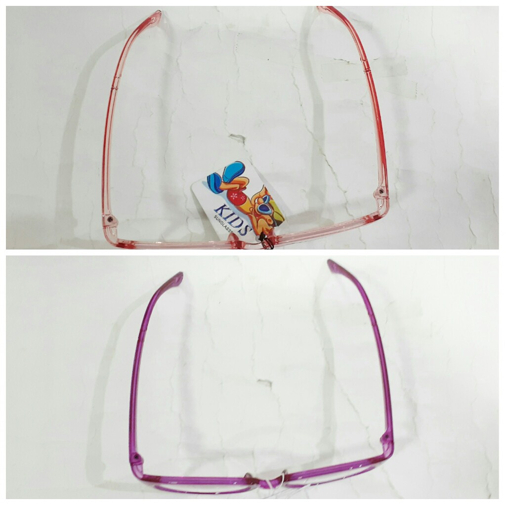 Kacamata anak perempuan bening lensa anti blue radiation kaca mata screen protection lens sinar biru-3