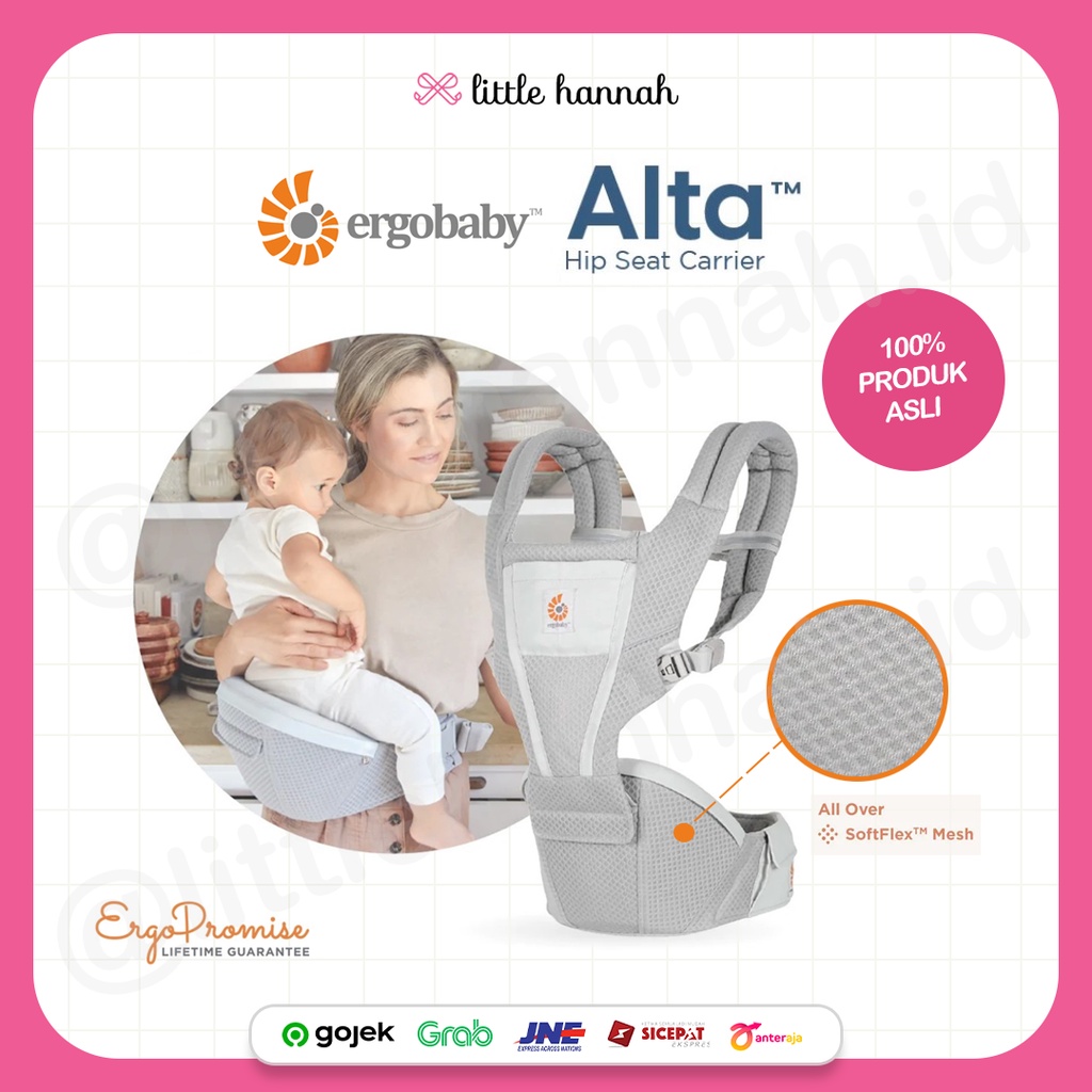 [NEW] Ergobaby Carrier Hipseat ALTA / Gendongan Bayi Hipseat ALTA 100% ASLI ORIGINAL BERGARANSI