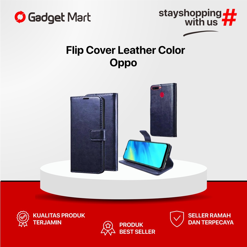 FLIP COVER OPPO Leather Colour