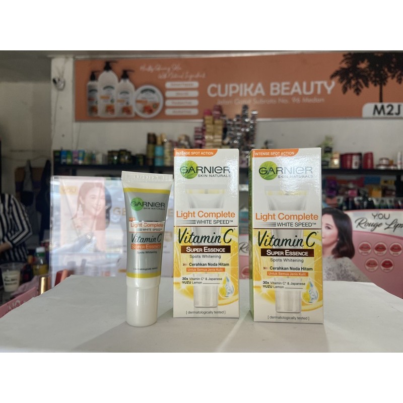 [ua,x] [ intense spot action ] garnier bright complete super uv cream //garnier light complete super essence serum vitamin C