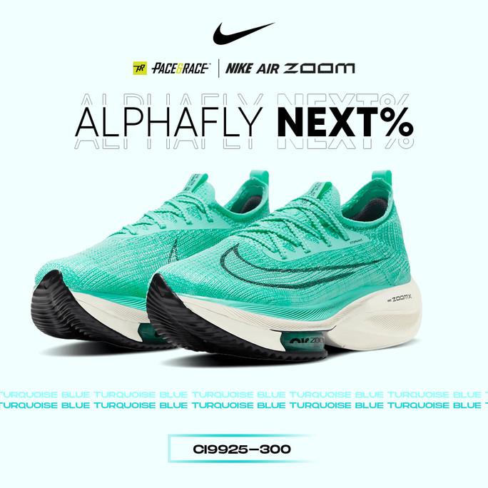 nike alphafly blue