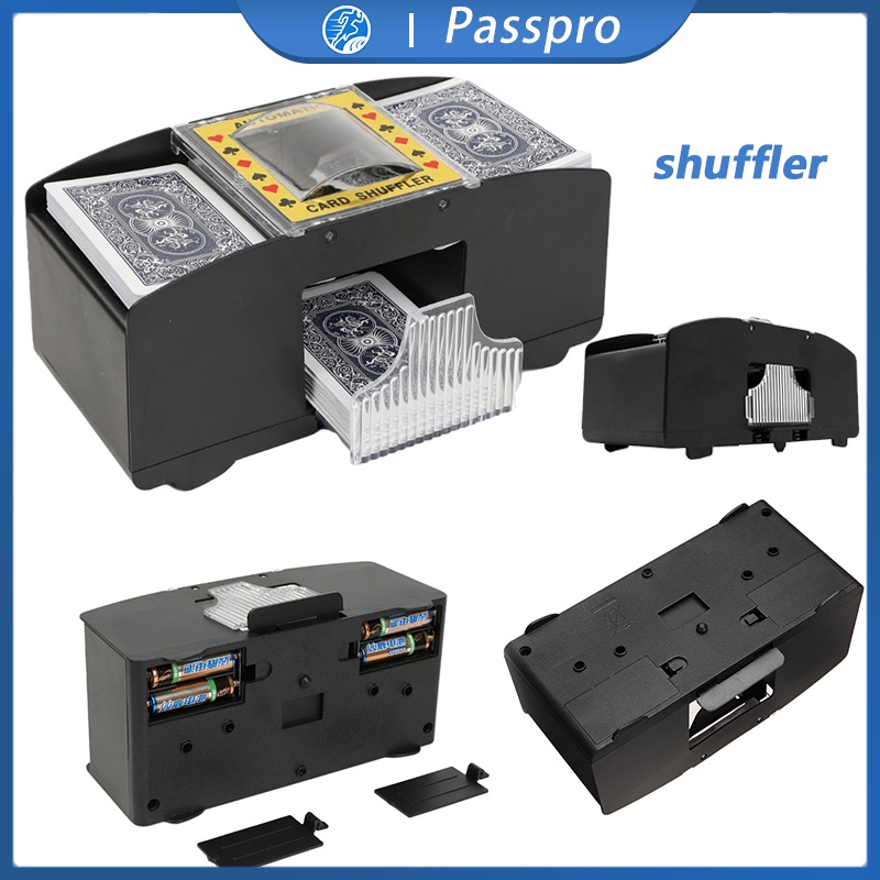 Pengocok Card Otomatis Shuffler Kartu Remi Poker Electric Poker Card Shuffler