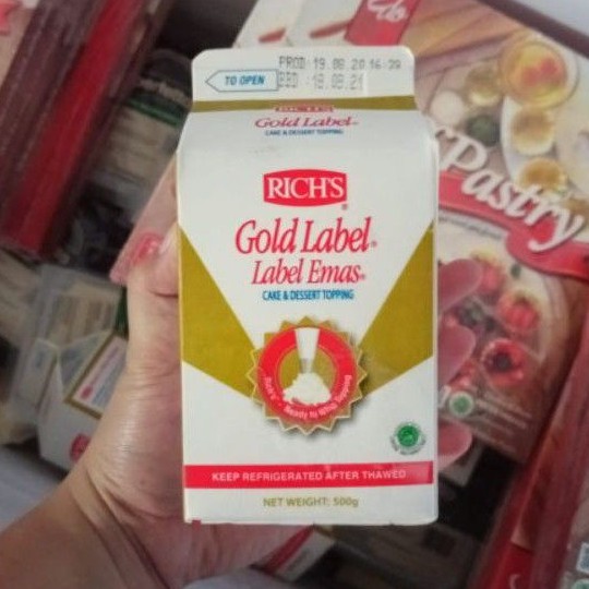 

Rich's Gold Label Whipping Cream 500gr