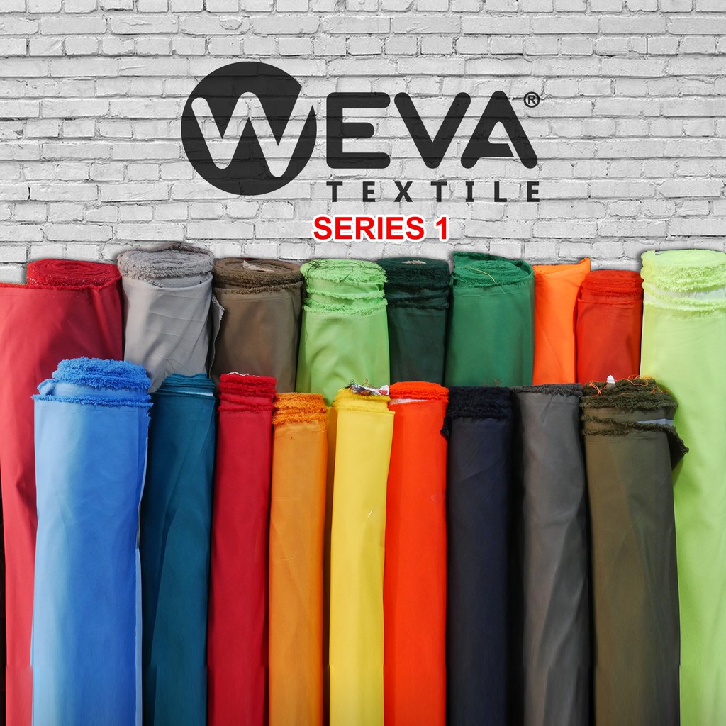 Bahan Kain Taslan Milky Tekstil Anti Air Waterproof Kain