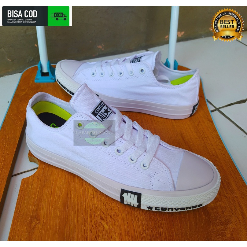 Sepatu Converse70 Chuck Taylor All Star Ct Undefeated Low White/Putih Premium