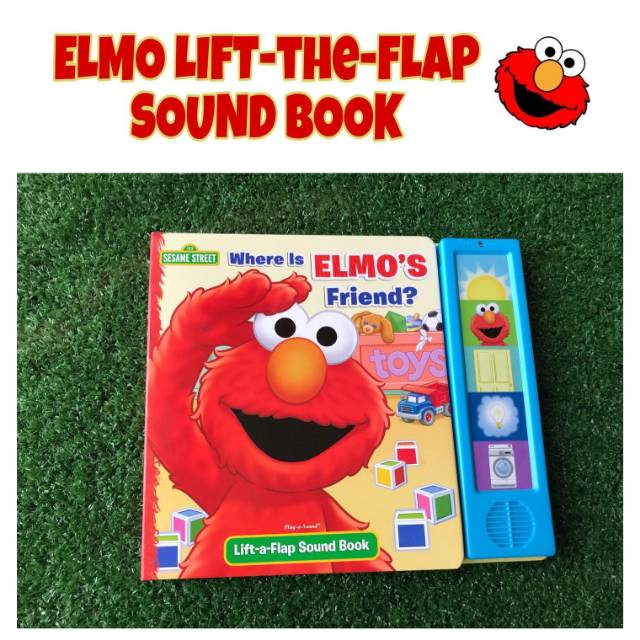 ELMO sesame street sound story board book