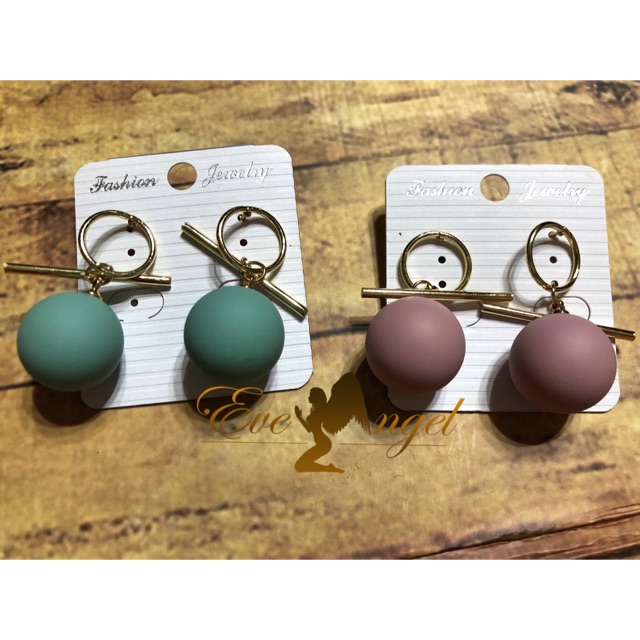 Ball Korean Earring anting Korea bola bola premium hits kekinian