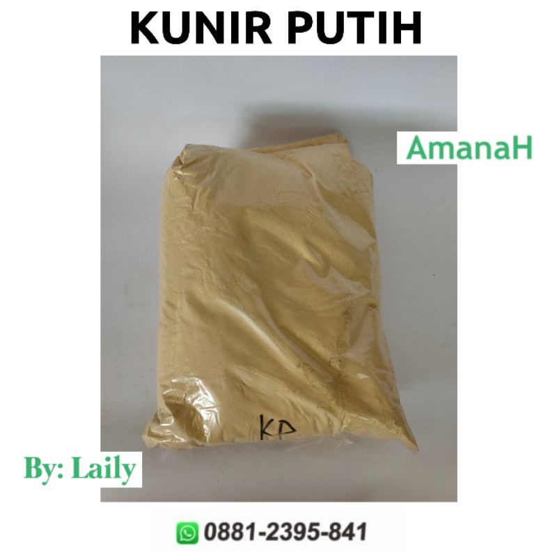 

KUNYIT / KUNIR PUTIH ASLI 1 KG KUALITAS PREMIUM