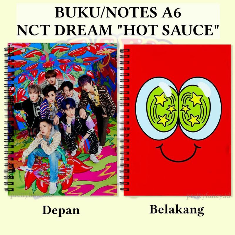 

BUKU NOTE NCT DREAM "HOT SAUCE" UKURAN A6