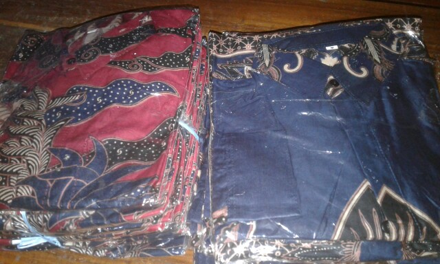 Kemeja Batik Pria Lengan Panjang Size M L Xl Xxl Bswart Batik Hrb026 Kenango Panjang Padi