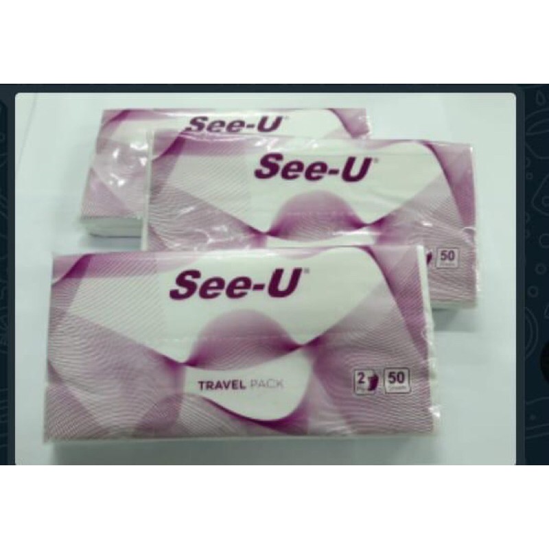 See-U Travel Pack Tissue Tisu