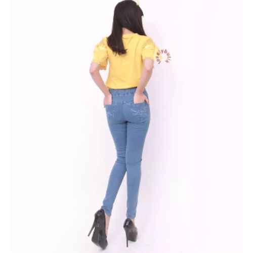 Lovelybutik - Celana Jeans Wanita Legging Jeans Murah Legging Muslimah Murah