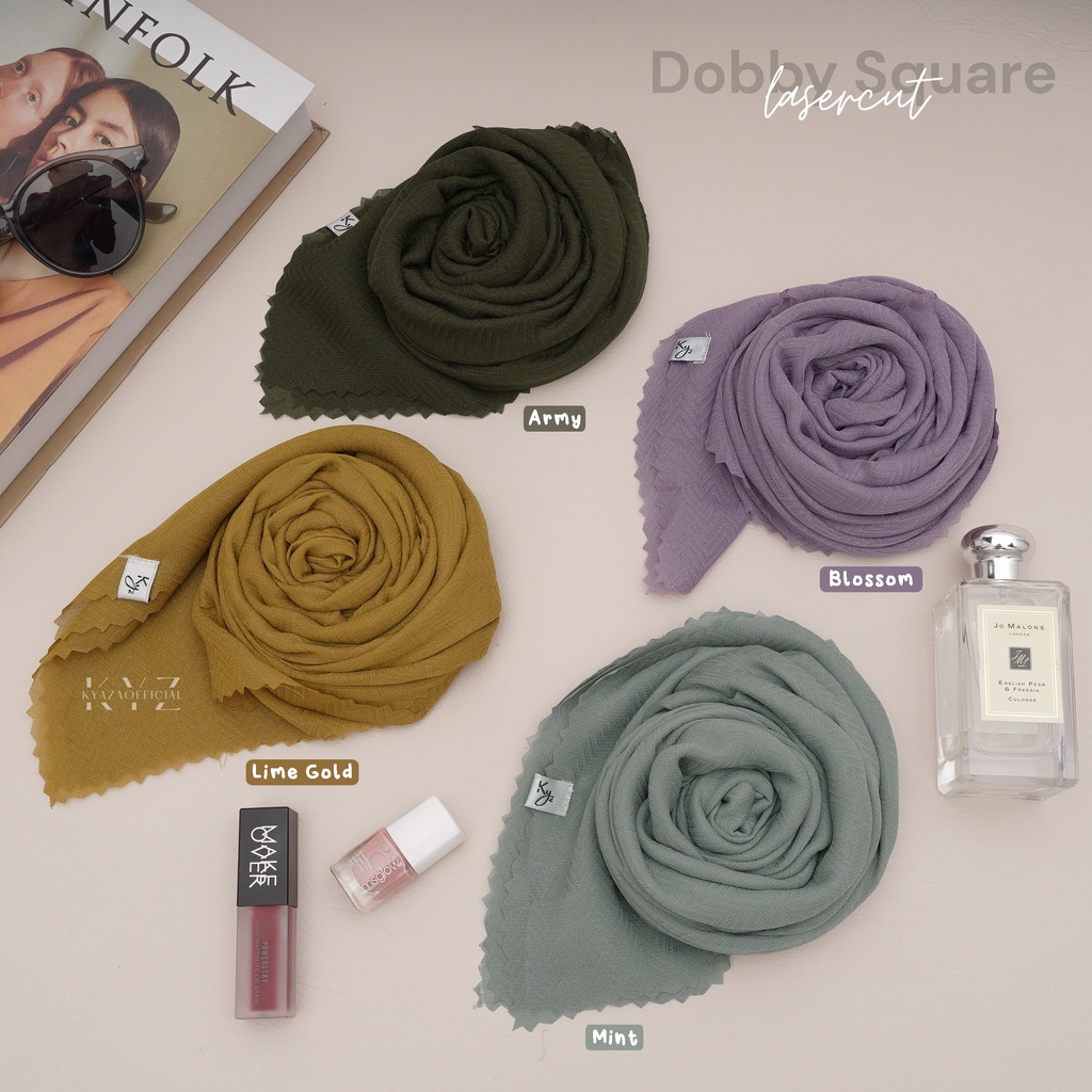 K͙Y͙Z͙ HIjab Dobby Square/Potton Dobby/Hijab Square Lasercut