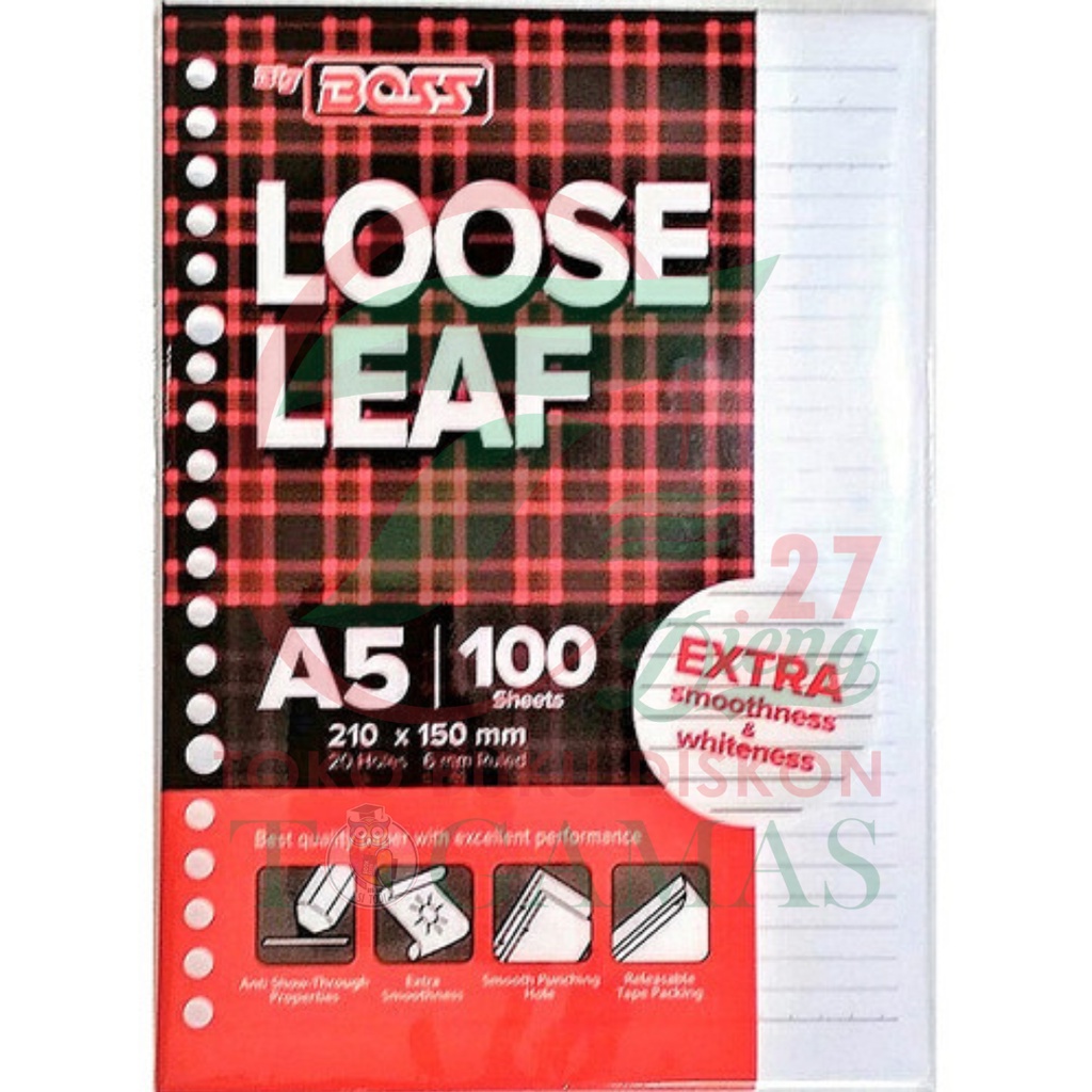 KERTAS - ISI BINDER LOOSE LEAF BIG BOSS