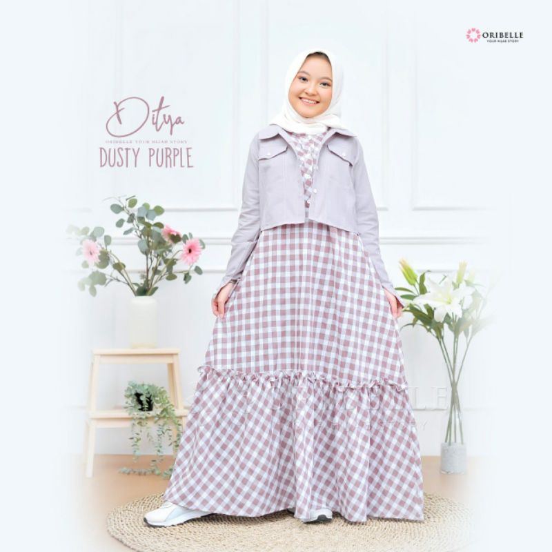 GAMIS OUTER CROP DITYA ORIGINAL ORIBELLE || MOM &amp; KIDS