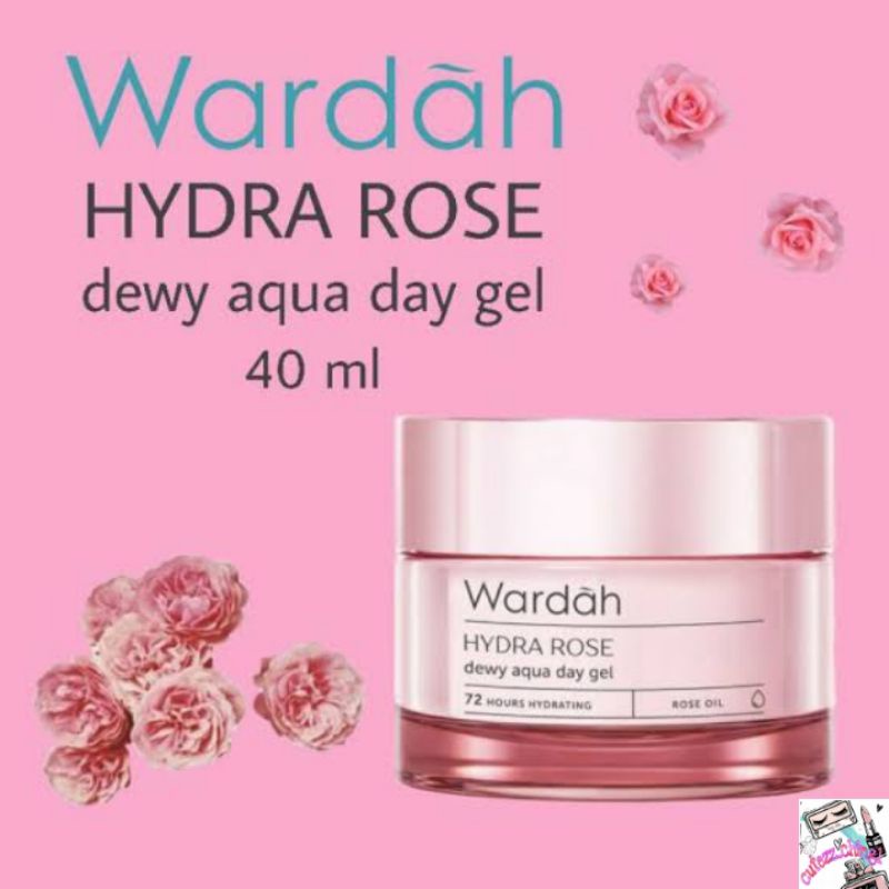 ☃Cutezz_Ching☃Wardah Hydra Rose Dewy Aqua Day Gel 40g