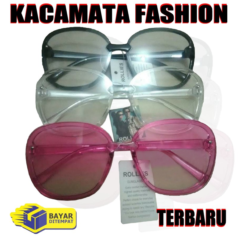 Kacamata Fashion Kacamata Gaya Pria dan Wanita Kacamata Transparan Glasses Unisex